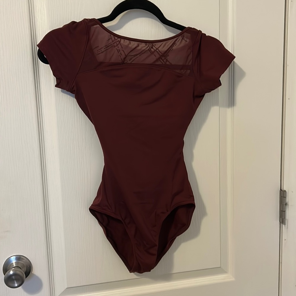 Mirella cap sleeve leotard